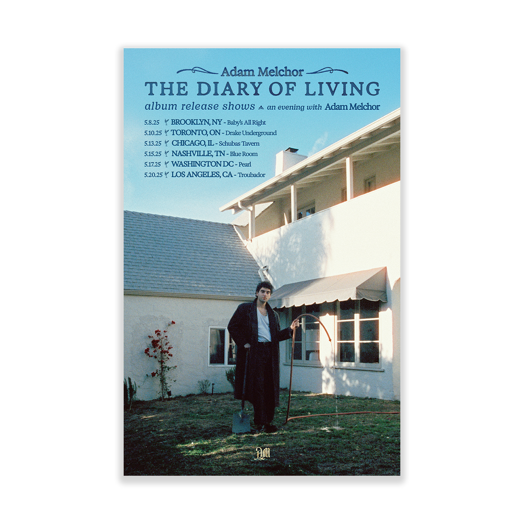 The Diary of Living Album Release Shows Poster